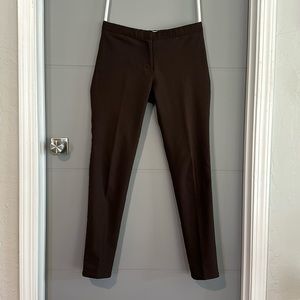 Vintage early 2000s straight leg BCBG dark brown pants, size 4